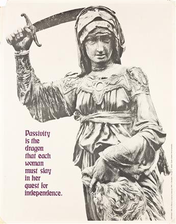 Womens Liberation Movement. Four Political Posters from the 1970s.